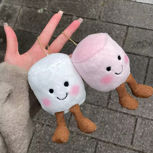 Marshmellow Key Ring Plushie