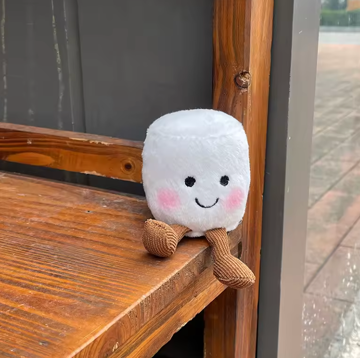 Marshmellow Key Ring Plushie